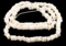 The Bead Chest Elongated Fish Bone Beads: Natural Handcrafted West African Jewelry Supply | Full Strand
